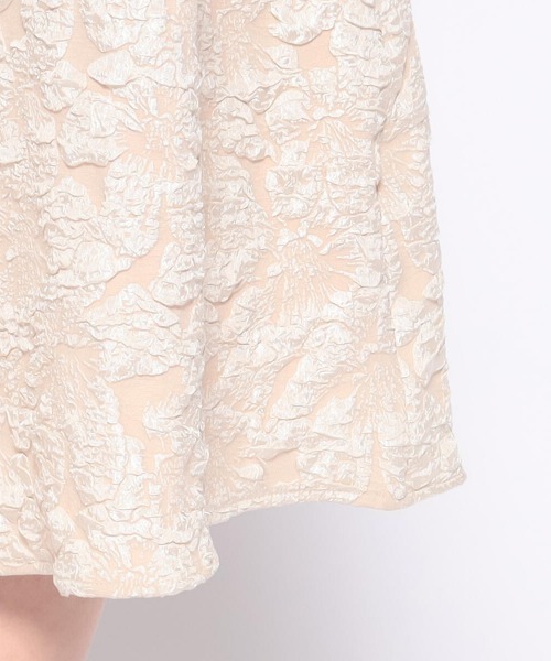 MISCH MASCH（ミッシュマッシュ）の「ふくれジャガードスカート（スカート・レディース・ブルー/ブラック/ベージュ・SMALL/MEDIUM）」の9枚目の写真
