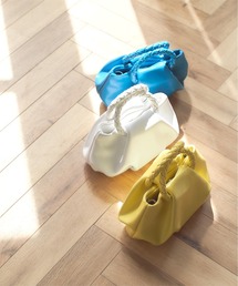 編みハンドル2wayミニバッグ