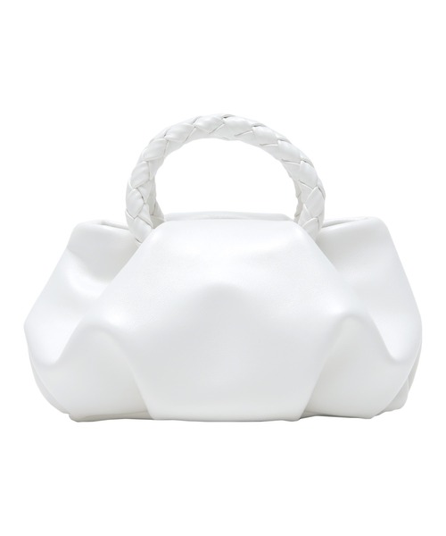 titivate(ティティベイト)の「編みハンドル2wayミニバッグ(ショルダーバッグ・レディース・ブルー/イエロー/ホワイト・FREE)」の7枚目の写真