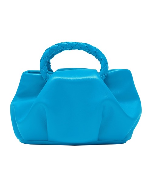 titivate(ティティベイト)の「編みハンドル2wayミニバッグ(ショルダーバッグ・レディース・ブルー/イエロー/ホワイト・FREE)」の4枚目の写真