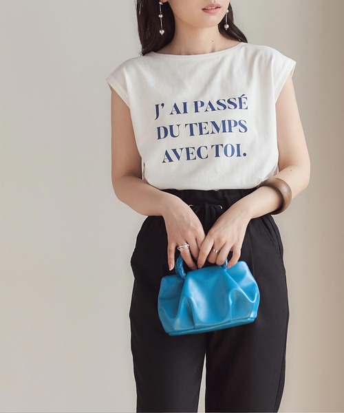 titivate(ティティベイト)の「編みハンドル2wayミニバッグ(ショルダーバッグ・レディース・ブルー/イエロー/ホワイト・FREE)」の8枚目の写真