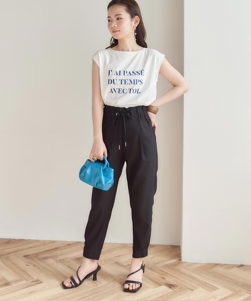 titivate(ティティベイト)の「編みハンドル2wayミニバッグ(ショルダーバッグ・レディース・ブルー/イエロー/ホワイト・FREE)」の5枚目の写真