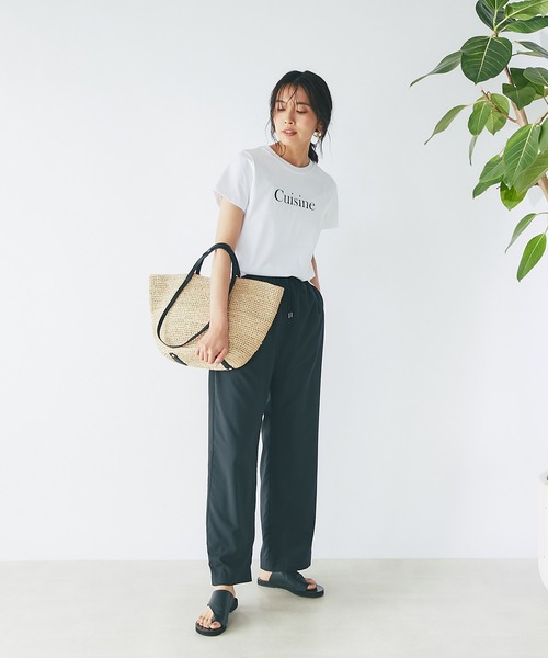 RIVE DROITE(リヴドロワ)の「CuisineTシャツ(Tシャツ/カットソー・レディース・ホワイト/ブラック・FREE)」の11枚目の写真