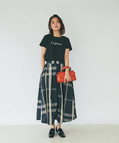 RIVE DROITE(リヴドロワ)の「CuisineTシャツ(Tシャツ/カットソー・レディース・ホワイト/ブラック・FREE)」の19枚目の写真