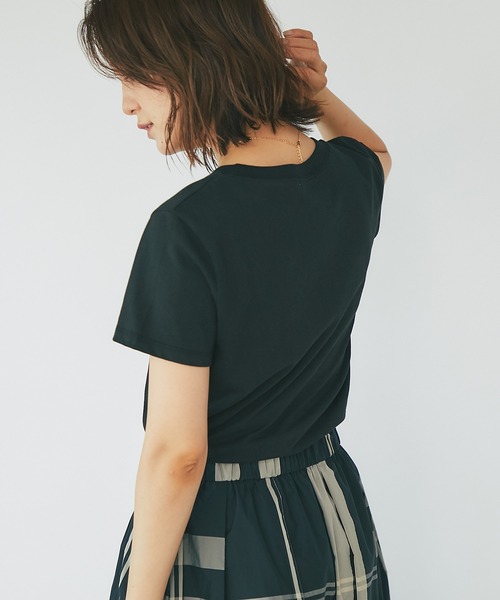 RIVE DROITE(リヴドロワ)の「CuisineTシャツ(Tシャツ/カットソー・レディース・ホワイト/ブラック・FREE)」の20枚目の写真