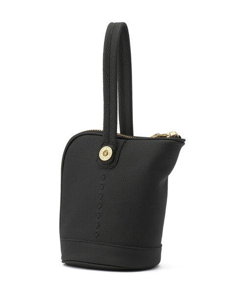 Magnu（マヌー）の「Magnu/マヌー/HONA pouch/ホナポーチ（ハンドバッグ・レディース・ブラック・FREE）」の2枚目の写真