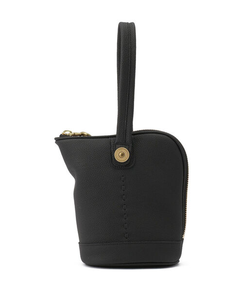 Magnu（マヌー）の「Magnu/マヌー/HONA pouch/ホナポーチ（ハンドバッグ・レディース・ブラック・FREE）」の3枚目の写真