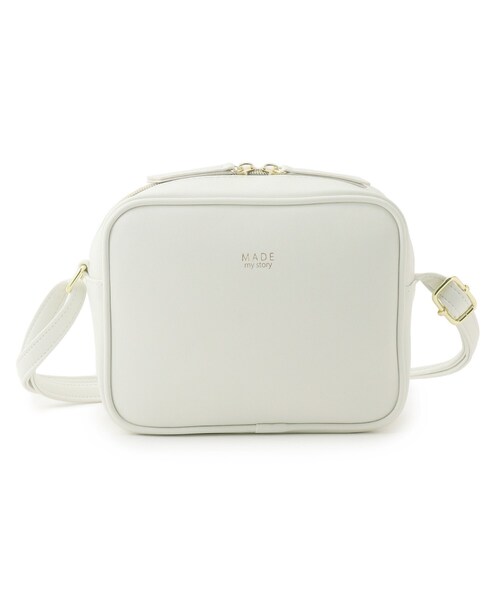 DRESKIP(ドレスキップ)の「◆スクエアショルダーバッグ(ショルダーバッグ・レディース・グレー/オレンジ/グリーン/アイボリー・00)」の2枚目の写真