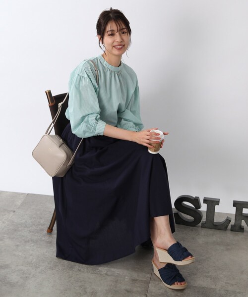 DRESKIP(ドレスキップ)の「◆スクエアショルダーバッグ(ショルダーバッグ・レディース・グレー/オレンジ/グリーン/アイボリー・00)」の17枚目の写真