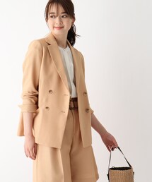 ◆スラブオックスダブルブレストジャケット【WEB限定カラー・サイズ】