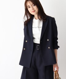 index | スラブオックスダブルブレストジャケット【WEB限定カラー/サイズ】(テーラードジャケット)