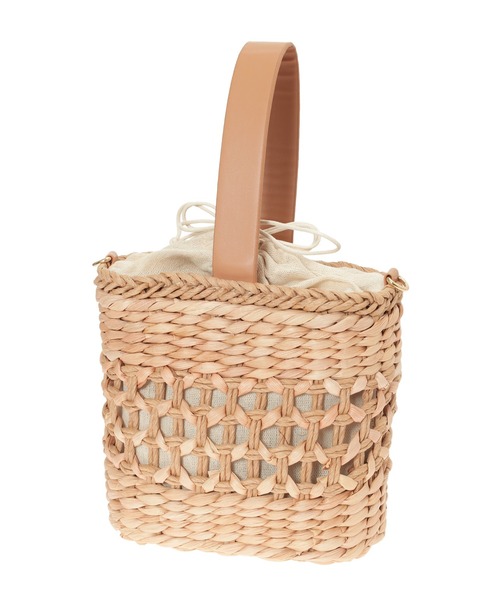 Edit Sheen（エディットシーン）の「レザーハンドルかごバッグ（かごバッグ・レディース・アイボリー/ベージュ・FREE）」の20枚目の写真