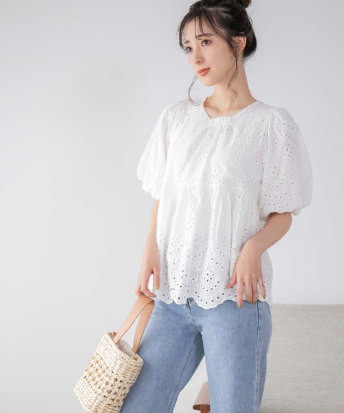 Edit Sheen（エディットシーン）の「レザーハンドルかごバッグ（かごバッグ・レディース・アイボリー/ベージュ・FREE）」の13枚目の写真