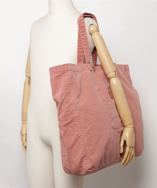 Carhartt WIP（カーハートダブリューアイピー）の「BAYFIELD TOTE LARGE（トートバッグ・メンズ・ミント/ピンク/ライトブルー/ブラック/パープル/ライトブラウン・ONE SIZE）」の10枚目の写真