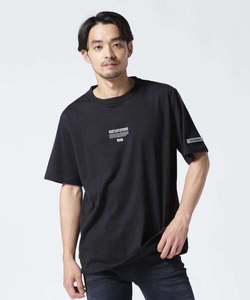 SY32 by SWEET YEARS（エスワイサーティトゥバイスィートイヤーズ）の「SY32 by SWEETYEARS /エスワイサーティトゥバイ スィートイヤーズ/BORDER MIXLOGO BIG TEE（Tシャツ/カットソー・メンズ・ホワイト/ブラック・FREE）」の18枚目の写真