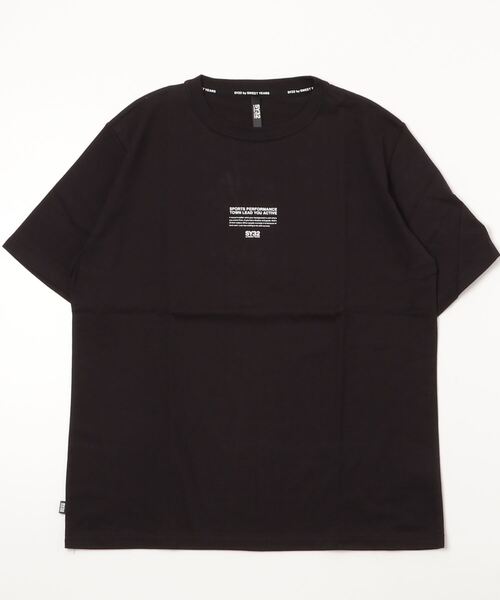 SY32 by SWEET YEARS（エスワイサーティトゥバイスィートイヤーズ）の「SY32 by SWEETYEARS /エスワイサーティトゥバイ スィートイヤーズ/BORDER MIXLOGO BIG TEE（Tシャツ/カットソー・メンズ・ホワイト/ブラック・FREE）」の6枚目の写真