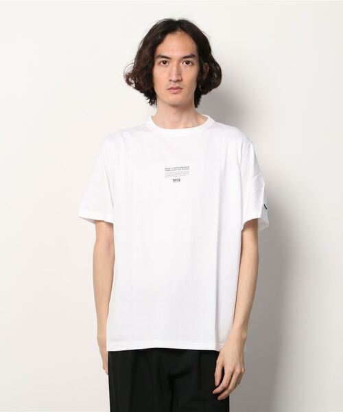 SY32 by SWEET YEARS（エスワイサーティトゥバイスィートイヤーズ）の「SY32 by SWEETYEARS /エスワイサーティトゥバイ スィートイヤーズ/BORDER MIXLOGO BIG TEE（Tシャツ/カットソー・メンズ・ホワイト/ブラック・FREE）」の7枚目の写真