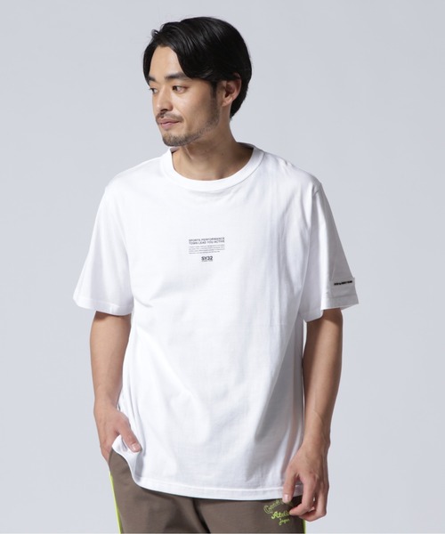 SY32 by SWEET YEARS（エスワイサーティトゥバイスィートイヤーズ）の「SY32 by SWEETYEARS /エスワイサーティトゥバイ スィートイヤーズ/BORDER MIXLOGO BIG TEE（Tシャツ/カットソー・メンズ・ホワイト/ブラック・FREE）」の17枚目の写真