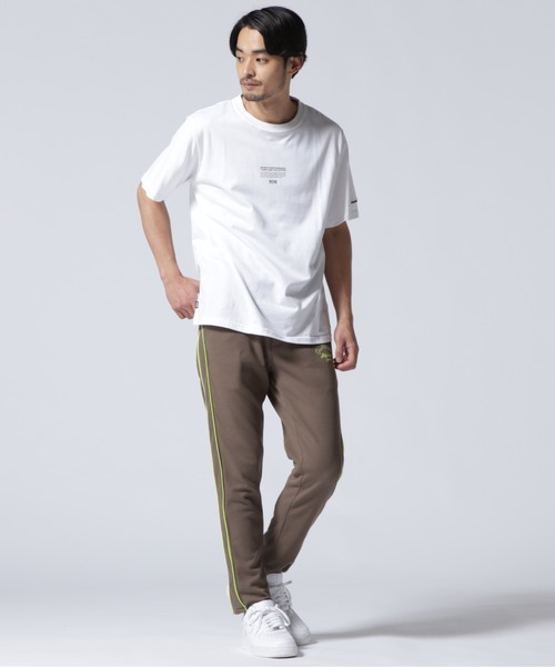 SY32 by SWEET YEARS（エスワイサーティトゥバイスィートイヤーズ）の「SY32 by SWEETYEARS /エスワイサーティトゥバイ スィートイヤーズ/BORDER MIXLOGO BIG TEE（Tシャツ/カットソー・メンズ・ホワイト/ブラック・FREE）」の10枚目の写真