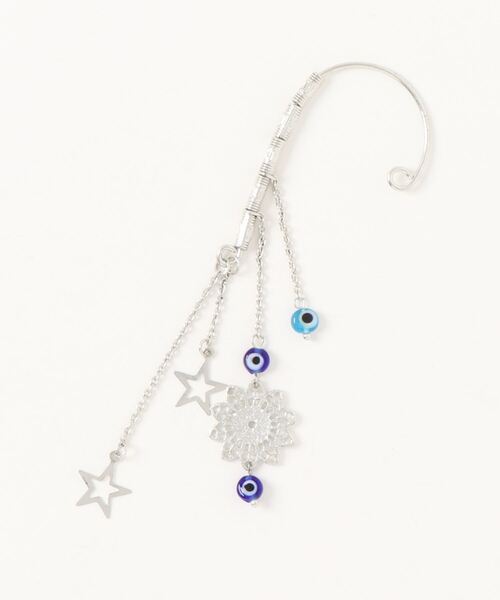 チャイハネ（チャイハネ）の「【チャイハネ】ナザルスターイヤーフック（イヤーカフ・レディース・ゴールド/シルバー・FREE）」の2枚目の写真