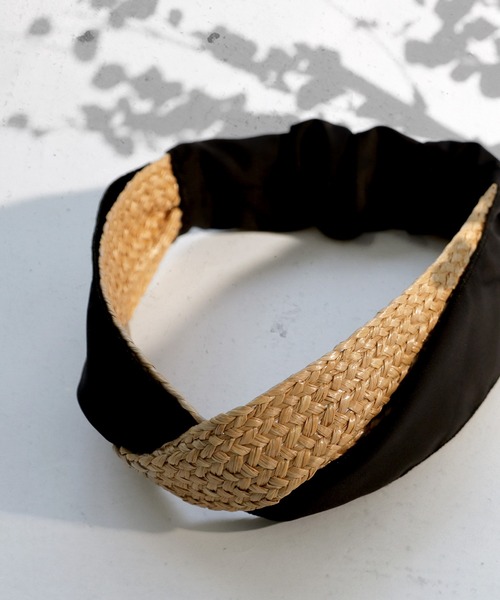 antiqua（アンティカ）の「ラタンターバン（ヘアバンド・レディース・ナチュラル・FREE）」の11枚目の写真