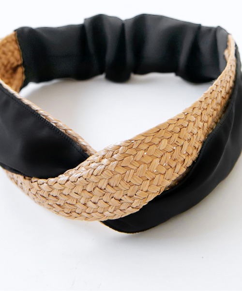 antiqua（アンティカ）の「ラタンターバン（ヘアバンド・レディース・ナチュラル・FREE）」の12枚目の写真