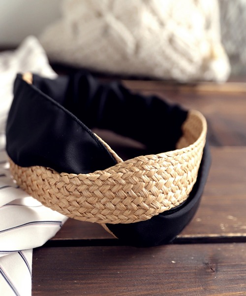 antiqua（アンティカ）の「ラタンターバン（ヘアバンド・レディース・ナチュラル・FREE）」の14枚目の写真