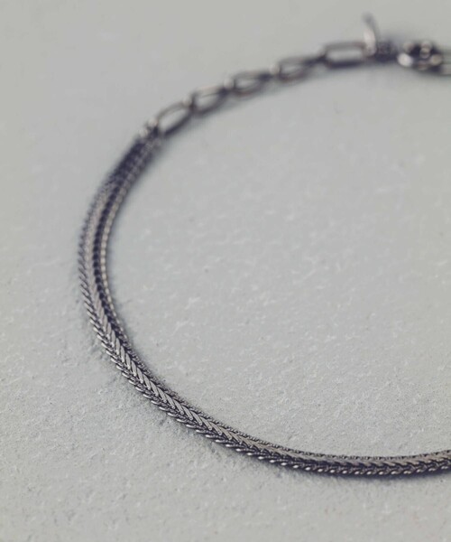 and cloud(アンドクラウド)の「Snake Chain Anklet(アンクレット・レディース・イエローゴールド/ブラック/シルバー・FREE)」の5枚目の写真