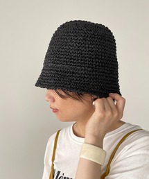 210nouve（トゥージュヌーブ）の「ペーパーバケットハット（ハット）」