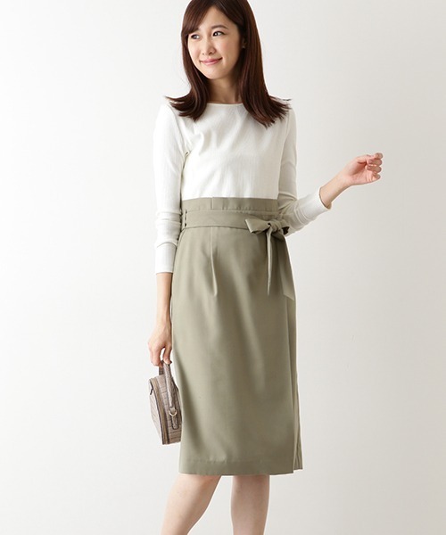 ブランド古着 ドッキングワンピース ワンピース Natural Beauty Basic ナチュラルビューティーベーシック のファッション通販 Zozoused