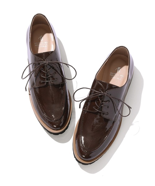 ROPE' PICNIC（ロペピクニック）の「軽量タンクソールモカレースアップシューズ（ドレスシューズ・レディース・ブラック/ダークブラウン・23.5cm/24.5cm/23.0cm/24.0cm）」の10枚目の写真