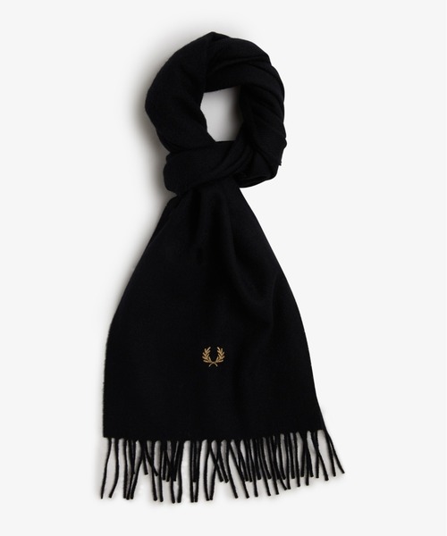 【新品未使用】FRED PERRY ラムウールマフラー Lambswool Scarf／ラムウールマフラー（マフラー）｜FRED PERRY