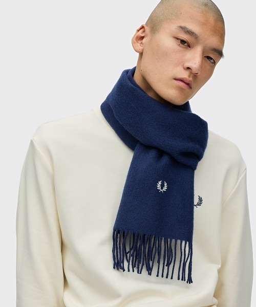 Lambswool Scarf／ラムウールマフラー（マフラー）｜FRED PERRY