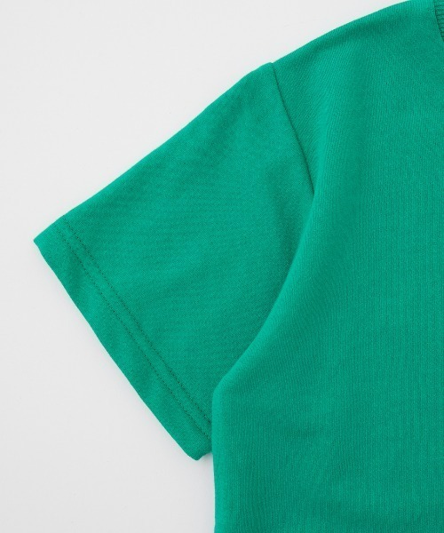 RODEO CROWNS WIDE BOWL（ロデオクラウンズワイドボウル）の「キッズコーデュロイパッチTシャツ（Tシャツ/カットソー・キッズ・グリーン/ブラック/オフホワイト・130/140/120/110）」の4枚目の写真