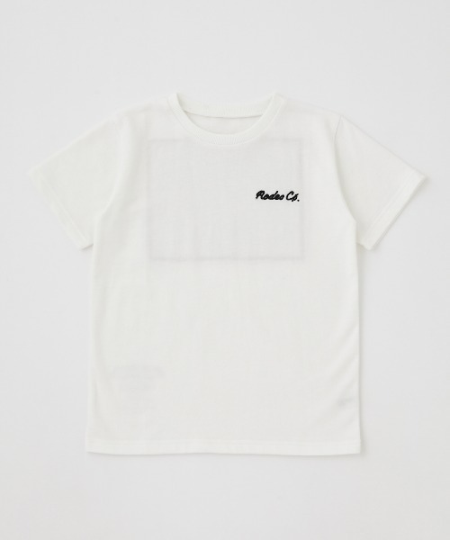 RODEO CROWNS WIDE BOWL（ロデオクラウンズワイドボウル）の「キッズコーデュロイパッチTシャツ（Tシャツ/カットソー・キッズ・グリーン/ブラック/オフホワイト・130/140/120/110）」の5枚目の写真