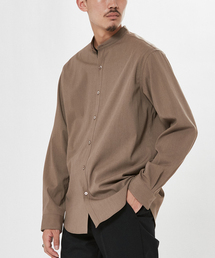 EDIFICE SELECT | ウォッシャブル ツイル バンドカラー シャツ(シャツ/ブラウス)