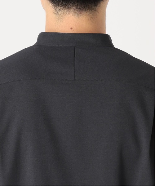 EDIFICE SELECT（エディフィスセレクト）の「ウォッシャブル ツイル バンドカラー シャツ（シャツ/ブラウス・メンズ・ホワイト/ネイビー/グレー/グリーン・SMALL/MEDIUM/LARGE/X-LARGE）」の12枚目の写真