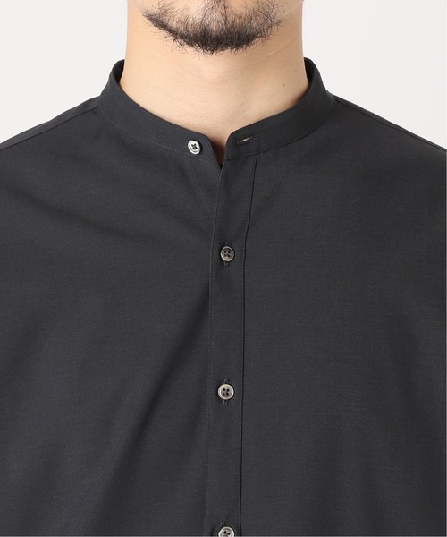 EDIFICE SELECT（エディフィスセレクト）の「ウォッシャブル ツイル バンドカラー シャツ（シャツ/ブラウス・メンズ・ホワイト/ネイビー/グレー/グリーン・SMALL/MEDIUM/LARGE/X-LARGE）」の20枚目の写真