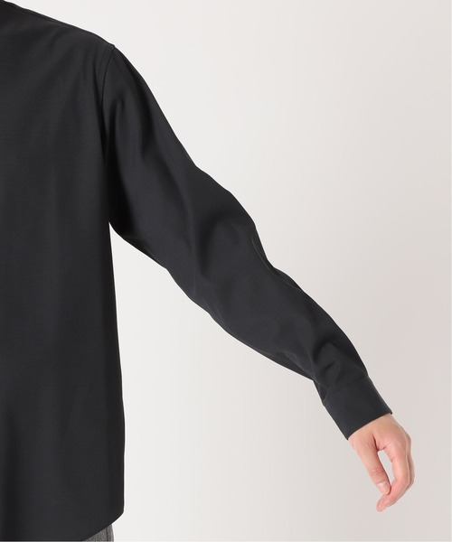 EDIFICE SELECT（エディフィスセレクト）の「ウォッシャブル ツイル バンドカラー シャツ（シャツ/ブラウス・メンズ・ホワイト/ネイビー/グレー/グリーン・SMALL/MEDIUM/LARGE/X-LARGE）」の16枚目の写真