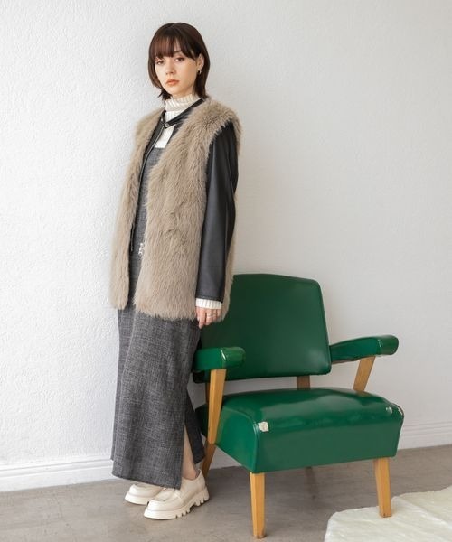 JEANASIS（ジーナシス）の「シングルレザーライダース/123372（ライダースジャケット・レディース・ブラック・SMALL/MEDIUM）」の17枚目の写真