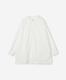 GALLEGO DESPORTES | GALLEGO DESPORTES | コットンポプリン バンドカラーシャツ WOMEN(シャツ/ブラウス)