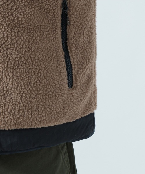 BAYFLOW（ベイフロー）の「中綿ボアフードブルゾン（ブルゾン・メンズ・オフホワイト/モカ/チャコール・SMALL/MEDIUM/LARGE）」の17枚目の写真