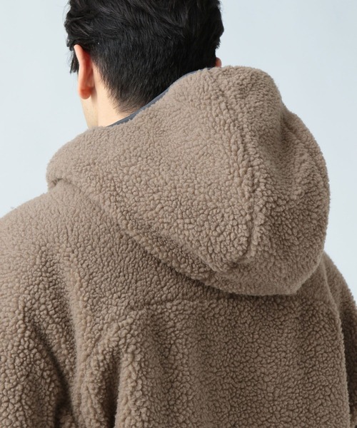 BAYFLOW（ベイフロー）の「中綿ボアフードブルゾン（ブルゾン・メンズ・オフホワイト/モカ/チャコール・SMALL/MEDIUM/LARGE）」の18枚目の写真