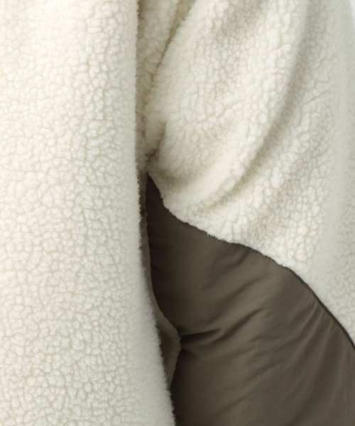 BAYFLOW（ベイフロー）の「中綿ボアフードブルゾン（ブルゾン・メンズ・オフホワイト/モカ/チャコール・SMALL/MEDIUM/LARGE）」の20枚目の写真