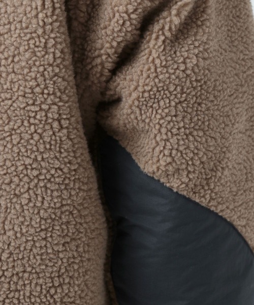 BAYFLOW（ベイフロー）の「中綿ボアフードブルゾン（ブルゾン・メンズ・オフホワイト/モカ/チャコール・SMALL/MEDIUM/LARGE）」の21枚目の写真