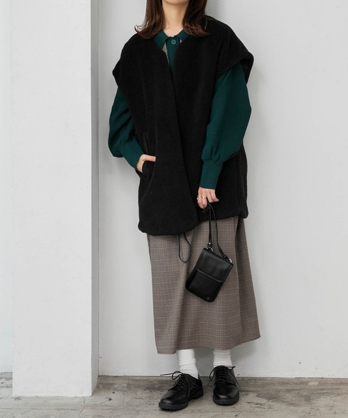 BONLECILL(ボンルシール)の「フラップポシェット / マルチミニショルダーバッグ(ショルダーバッグ・レディース・ブラック/ベージュ/イエロー/グリーン・FREE)」の17枚目の写真