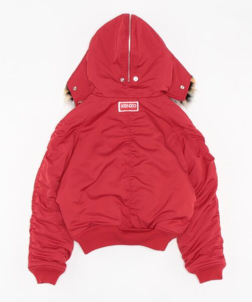 KENZO（ケンゾー）の「ショート ウィンター パーカー（ダウンジャケット/コート・レディース・レッド系その他・X-SMALL/SMALL/MEDIUM）」の3枚目の写真