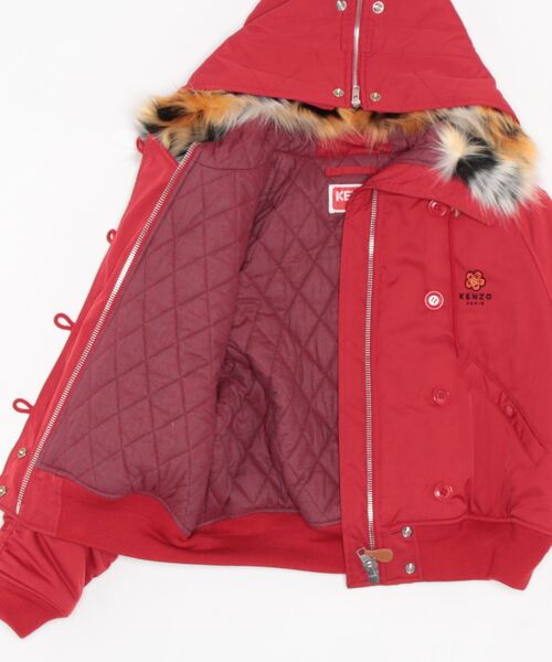 KENZO（ケンゾー）の「ショート ウィンター パーカー（ダウンジャケット/コート・レディース・レッド系その他・X-SMALL/SMALL/MEDIUM）」の4枚目の写真
