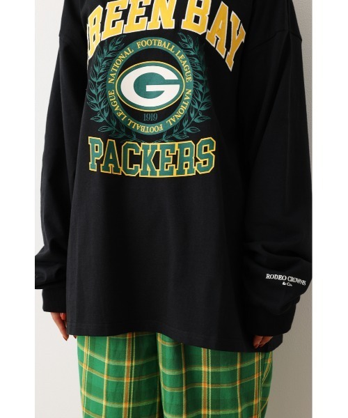 RODEO CROWNS WIDE BOWL（ロデオクラウンズワイドボウル）の「NFL L/S Tシャツ（Tシャツ/カットソー・レディース・ブラック/パープル/オフホワイト/グレー×ホワイト・FREE）」の9枚目の写真
