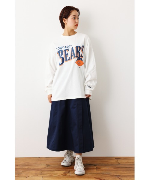 RODEO CROWNS WIDE BOWL（ロデオクラウンズワイドボウル）の「NFL L/S Tシャツ（Tシャツ/カットソー・レディース・ブラック/パープル/オフホワイト/グレー×ホワイト・FREE）」の22枚目の写真